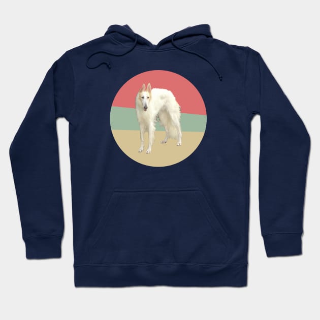 White Greyhound Hoodie by TenomonMalke